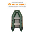 KOLIBRI - Надуваема моторна лодка с твърдо дъно KM-260SC зелена